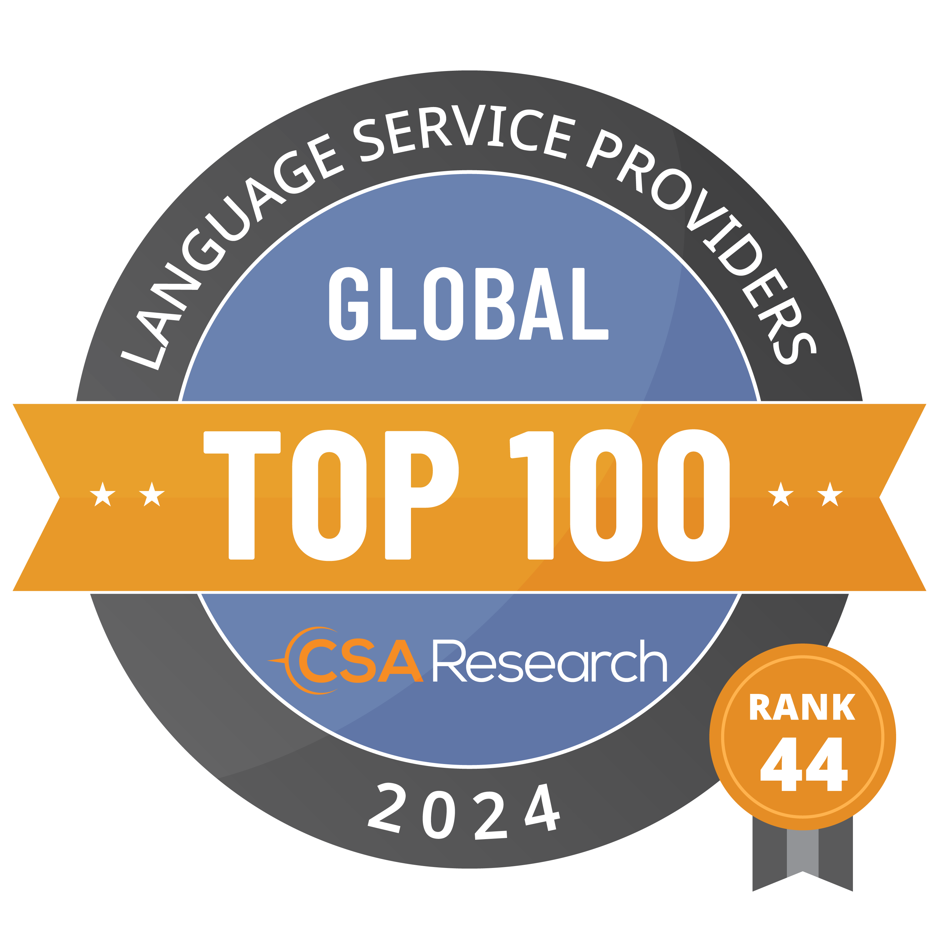 CSA Research Badge Top 100 Global